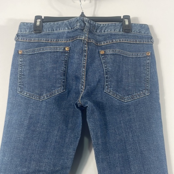 Free People zipper ankle jeans, Blue Denim, Size 30, 28 inseam - Picture 5 of 11